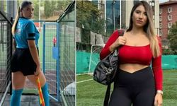 TFF hakemiyle ifşa videosu gündemi yerinden oynatmıştı! Elif Karaarslan dekoltesiyle yürek hoplattı