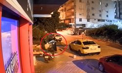 İş yerine ateş açıp patenle kayarak kaçtı