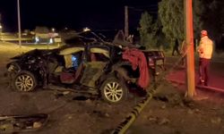 Kars'ta kamyonla çarpışan otomobilin sürücüsü öldü