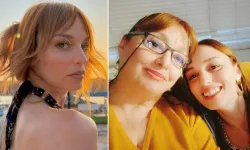 Nilperi Şahinkaya annesini son yolculuğuna uğurladı