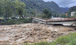 Rize’de sağanak: Derelerin suyu yükseldi, heyelanlar yaşandı