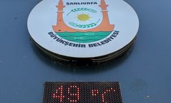 Şanlıurfa'da termometreler 49 dereceyi gösterdi