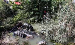 Sulama kanalına devrilen traktörün sürücüsü öldü