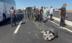 Tekirdağ'da 3 aracın karıştığı kaza; 6 yaralı