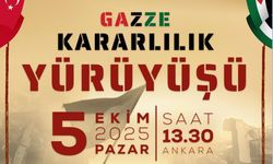 Ankara Kent Konseyi’nden Gazze’ye destek için ‘Kararlılık Yürüyüşü’ne davet