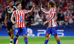 Atletico Madrid'ten Eintracht Frankfurt karşısında farklı galibiyet