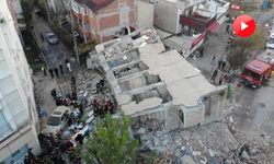 Gebze'deki 7 katlı binanın çökme anı ortaya çıktı