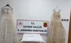Gelinliğe işlenmiş 25 kilogram uyuşturucu ele geçirildi