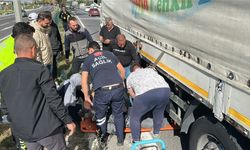 Kütahya’da TIR’ın çarptığı yaya ağır yaralandı