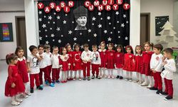Çankayalı minikler Cumhuriyet coşkusunu kreşlerde yaşadı