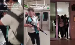 Metroda oyuncak tüfek doğrultan 17 yaşındaki çocuk gözaltına alındı