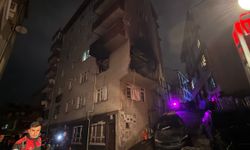 Kağıthane'de apartman dairesinde yangın: O anlar kameralara yansıdı