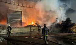 Antalya'da paketleme fabrikasında yangın