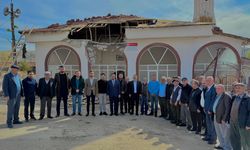 Şiddetli fırtına Ayaş’ta camiyi yıktı: Başkan Ercan’dan destek sözü