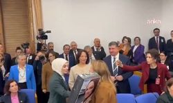 Bakan Göktaş, bütçe görüşmelerinde protesto edildi: 'Meclis'e kan bulaştı'