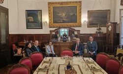 Ahmet Ayık ve Coşkun Vaz, Pembe Köşk’te ağırlandı