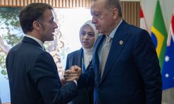 Erdoğan, Fransa Cumhurbaşkanı Macron ile görüştü