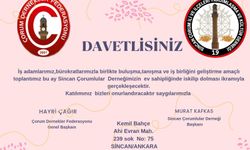 Çorumlular Sincan’da bugün bir araya geliyor