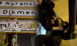 Kızılay tabelası akımında korkulan oldu: Tabelaya asılan genç feci düştü