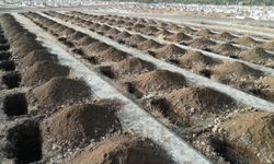 Erzurum'da dondurucu soğuklar öncesi '500 kışlık mezar' kazıldı