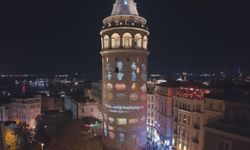Galata Kulesi'nde kültürel mirasların görselleri yansıtıldı