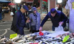 Hava soğudu, balık tezgahları hamsi ile doldu
