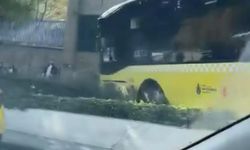 Beşiktaş'ta İETT otobüsü kaza yaptı