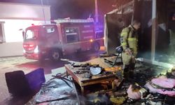 Kaldığı konteynerde çıkan yangında öldü