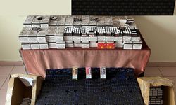 Kastamonu'da 61 bin 100 adet makaron ele geçirildi