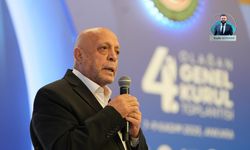 HAK-İŞ Genel Başkanı Arslan, Bakan Işıkhan gelmeden hemen önce salonu terk etti!