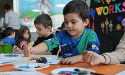 Keçiörenli çocuklar workshop etkinliklerinde doyasıya eğlendi