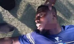 Beraberlik golünden sonra taraftarlar rakip takım oyuncusunun boğazını kesti