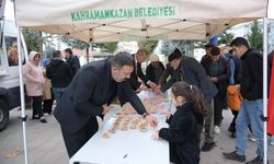 Kahramankazan’da şehitler için lokma ikramı yapıldı