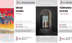 İrfan Hasra ve Türkmen Alkan’dan Ankara’da eş zamanlı sergiler