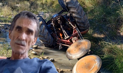 Devrilen traktörün altında kalan sürücü yaşamını yitirdi