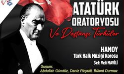 ‘Atatürk Oratoryosu ve Destansı Türküler’le anlamlı 10 Kasım Programı
