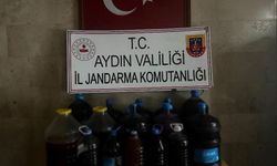 Aydın’da 202 litre sahte içki ele geçirildi