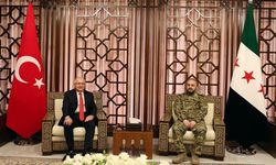 Bakan Güler, Suriye Savunma Bakanı Tümgeneral Ebu Kasra ile bir araya geldi