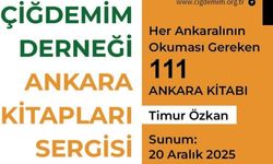 Çiğdemim Derneği’nden ‘Ankara Kitapları Sergisi’