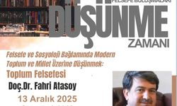 Modern toplum ve millet üzerine Düşünme Zamanı – Felsefe Buluşmaları