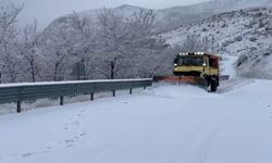 Kayseri-Kahramanmaraş kara yolu araç trafiğine kapatıldı