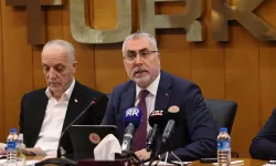 Çalışma Bakanı Vedat Işıkhan'dan TÜRK-İŞ'e sürpriz ziyaret