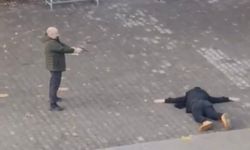 Kızına şantaj yapan kişiyi okul bahçesinde tabancayla rehin aldı