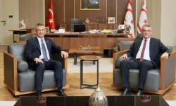 KKTC Cumhurbaşkanı Erhürman, Özgür Özel’i ağırladı