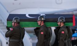 Ankara'da düşen uçakta hayatını kaybeden Libya heyeti için tören düzenlendi