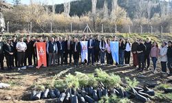 Mamak Belediyesi ve Teknokent Koleji öğrencilerinden Ekolojik Köy’de fidan dikimi