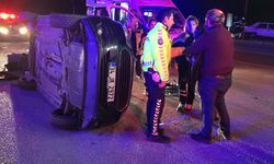 Otomobiller kavşakta çarpıştı; 7 yaralı