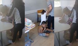 Otizmli öğrencilerin sıraya bağlandığı görüntülere inceleme