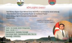 Tokat Belediye Başkanı Hamamönü’nde söyleşi yapacak