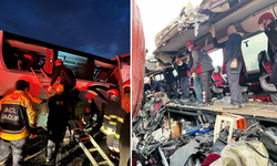 Yolcu otobüsü, otoyolda TIR'a çarptı; 6 ölü, 11 yaralı
